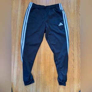 Adidas Men’s Black and Gray Joggers